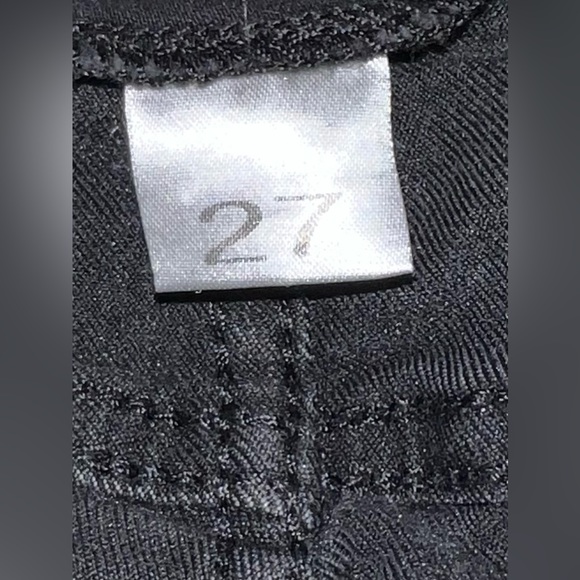 Queen Mum Sisters Black Grey Wash Grey Maternity Extension Skinny Size 27 Jean - Picture 7 of 11